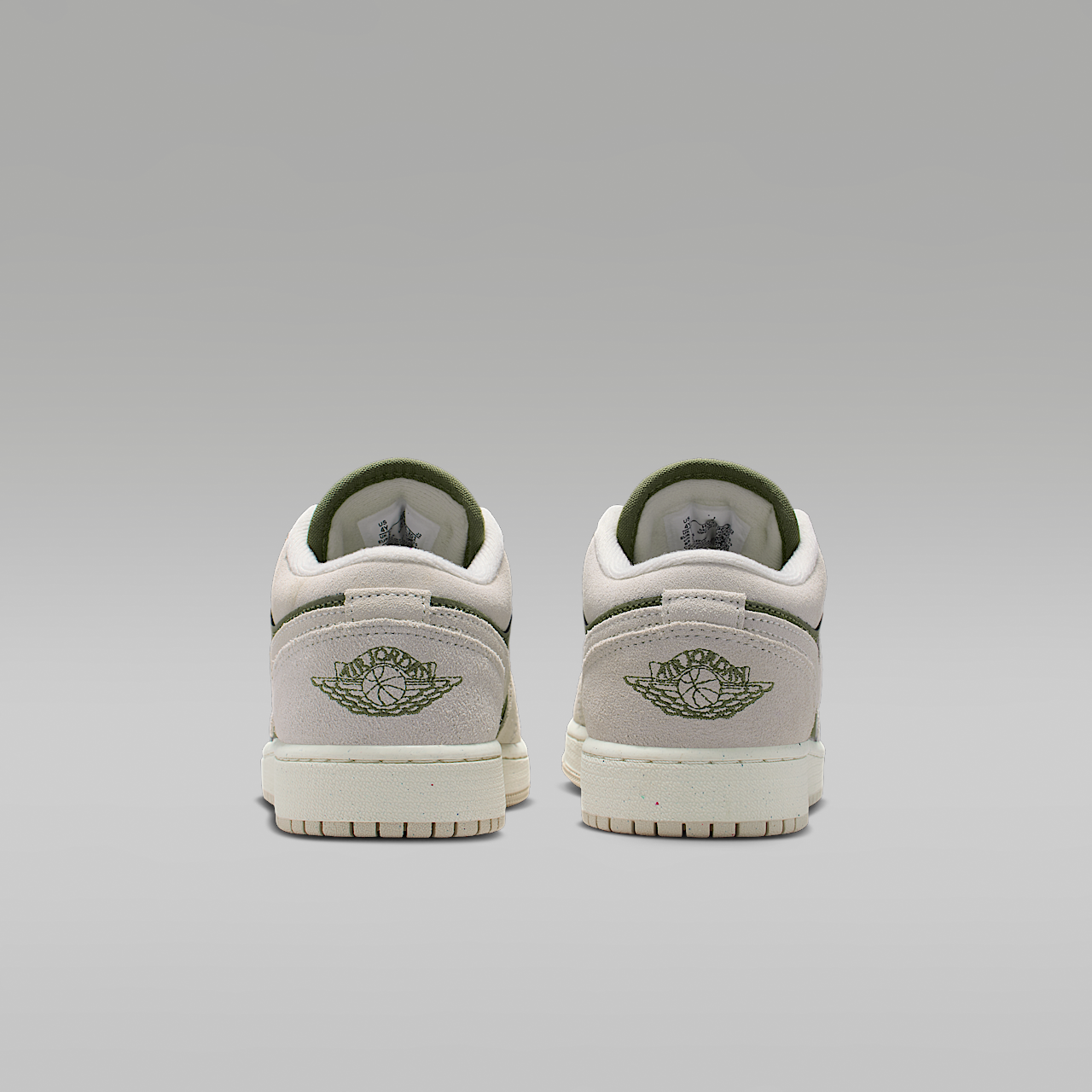 Nike Air Jordan sneaker Medium Olive/Sail/Light Orewood Brown