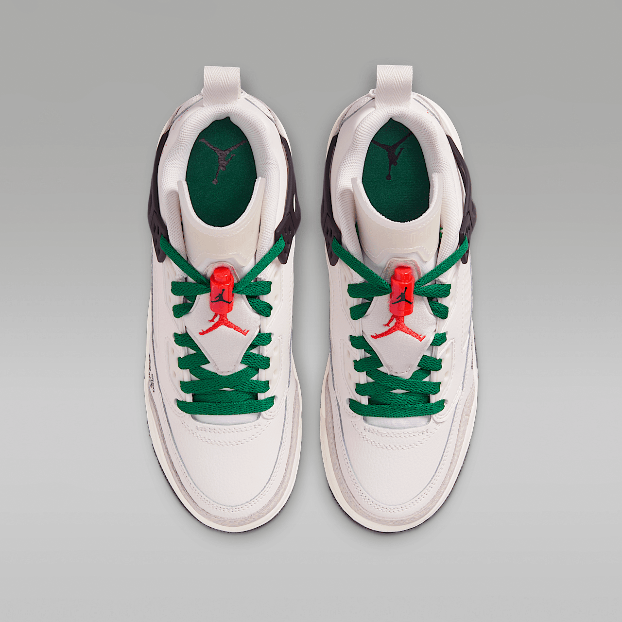 Nike Jordan Spizike Low sneaker Sail/Zwart/Pine Green/Oranje