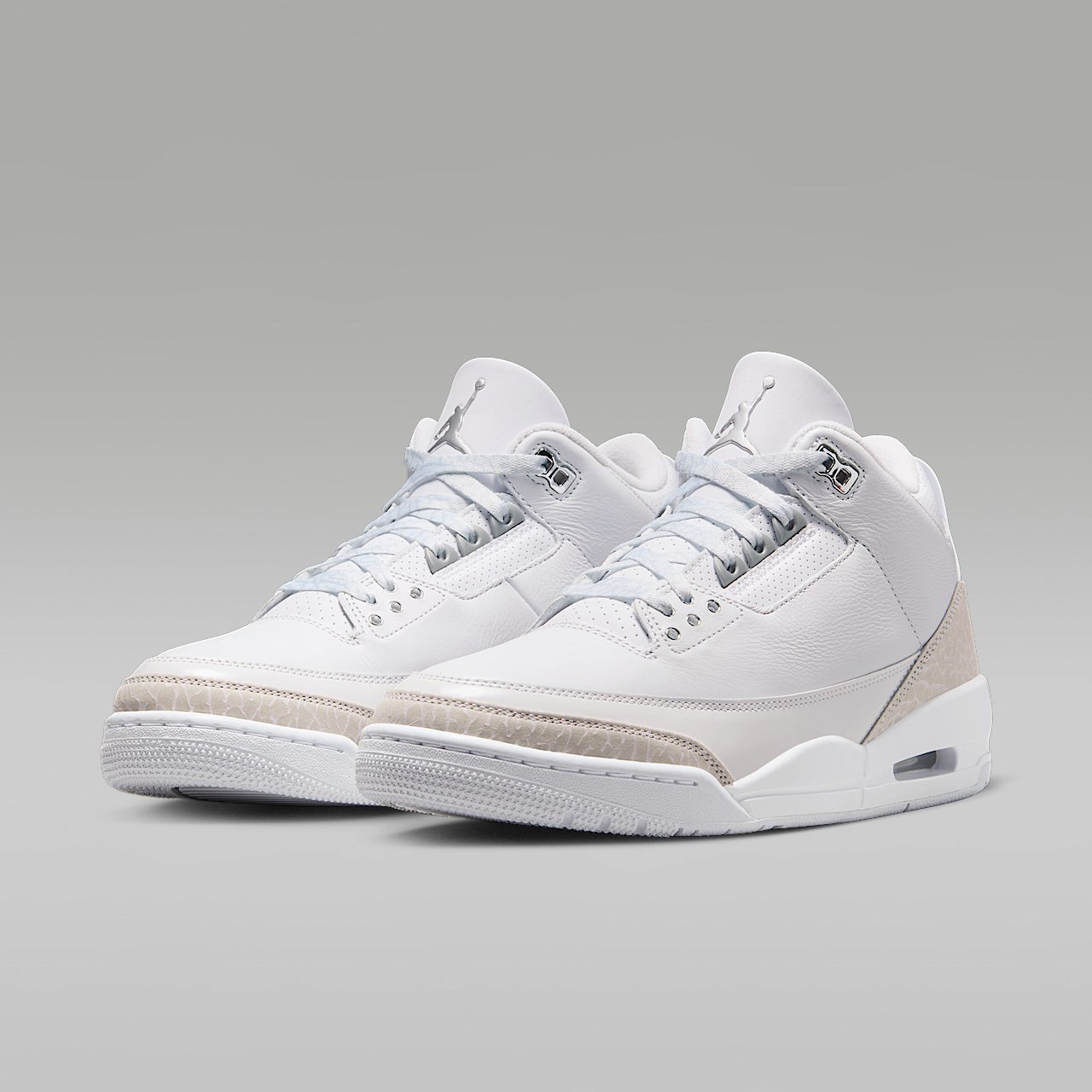 Nike Air Jordan sneaker Wit/Wit/Metallic Silver