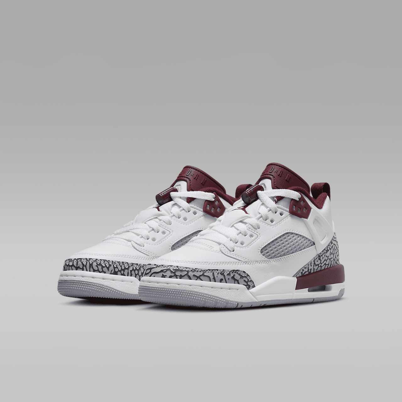 Nike Jordan Spizike Low sneaker Wit/Wolf Grey/Anthracite/Team Red