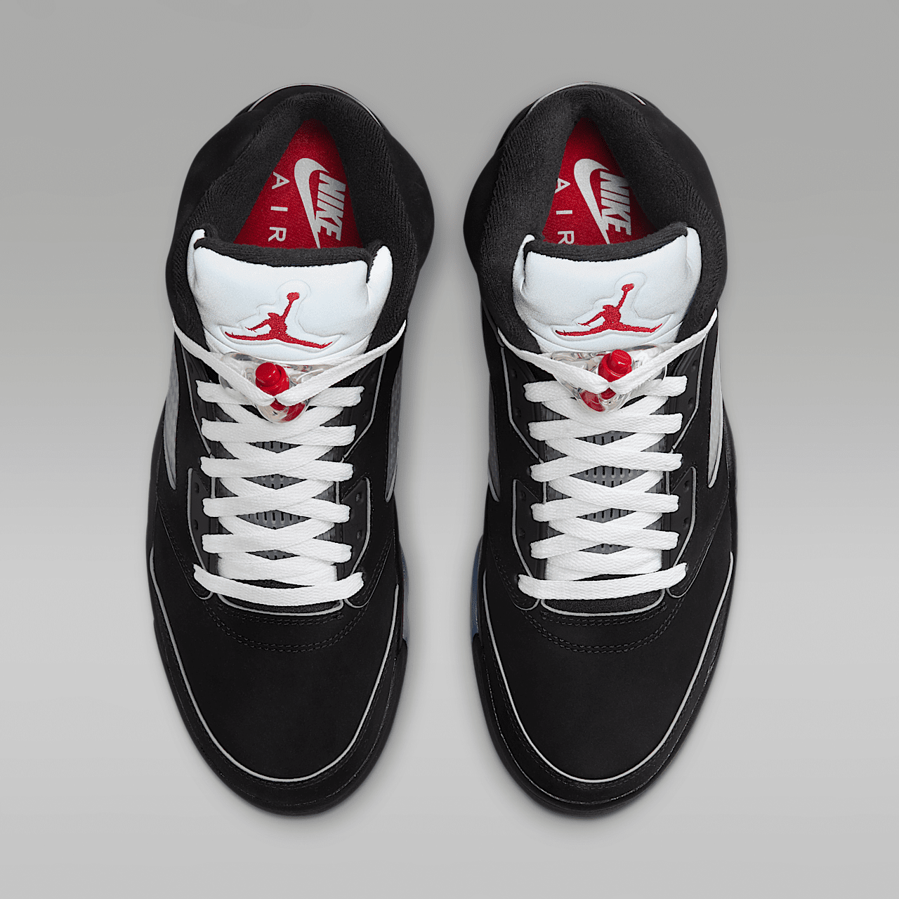 Nike Air Jordan sneaker Zwart/Metallic Silver/Fire Red/Wit