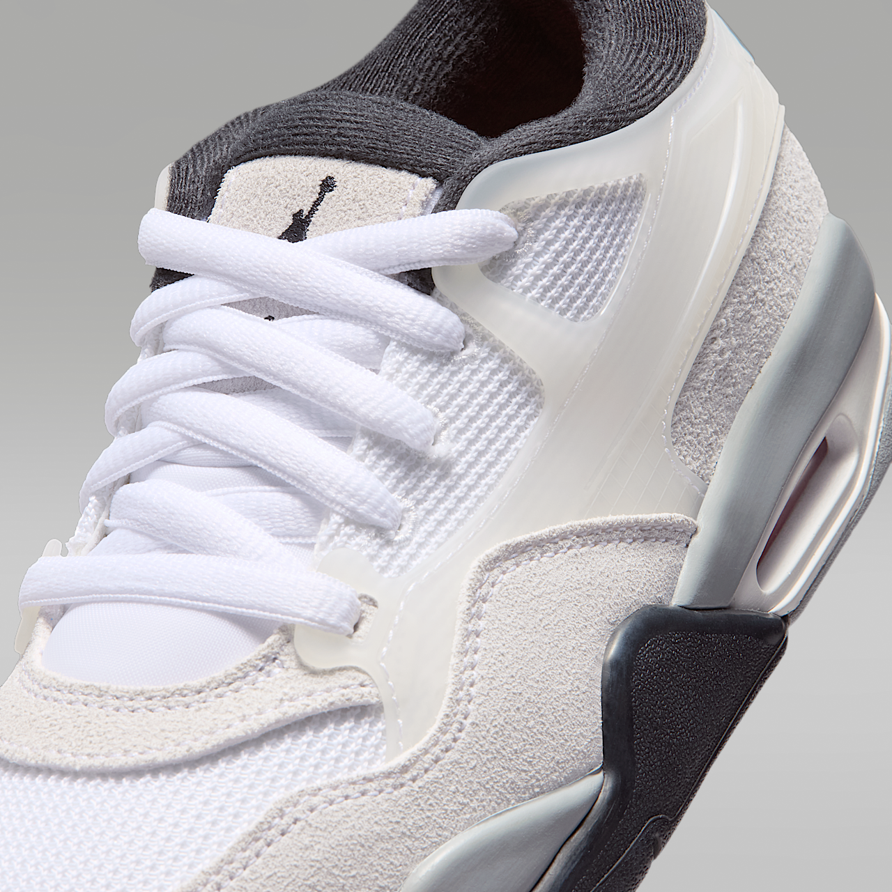 Nike Air Jordan sneaker Wit/Infrared 23/Light Smoke Grey/Zwart