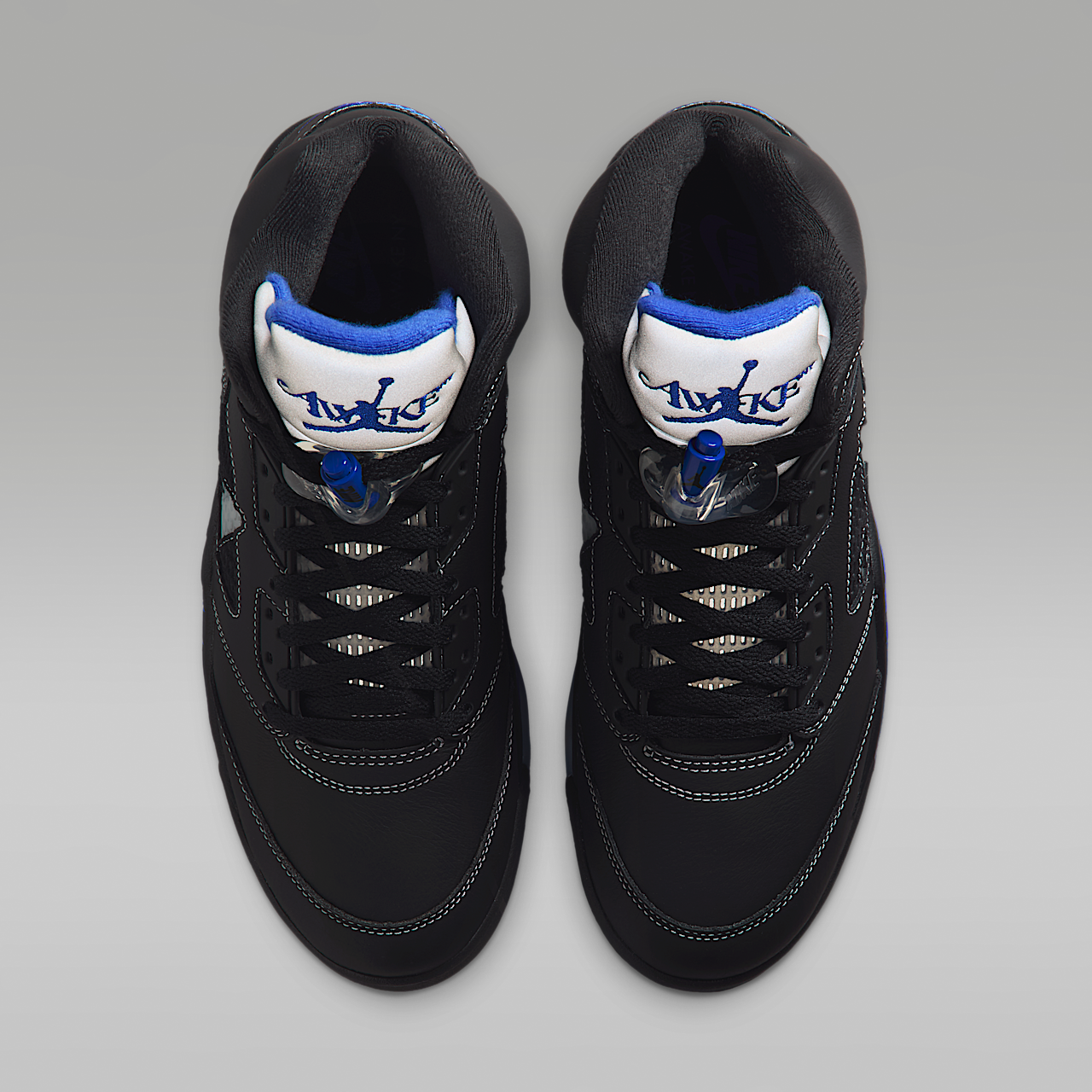 Nike Air Jordan sneaker Zwart/Metallic Silver/Silver/Racer Blue