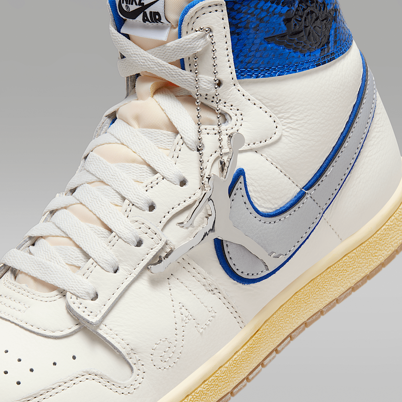 Nike  sneaker Sail/Game Royal/Metallic Platinum/Zwart