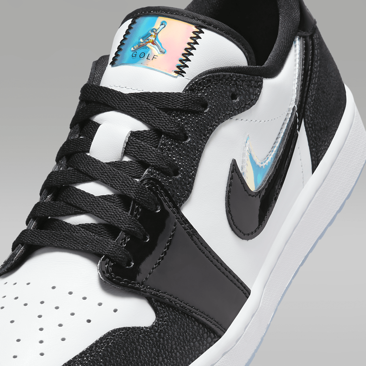 Nike Air Jordan 1 Low sneaker Wit/Zwart