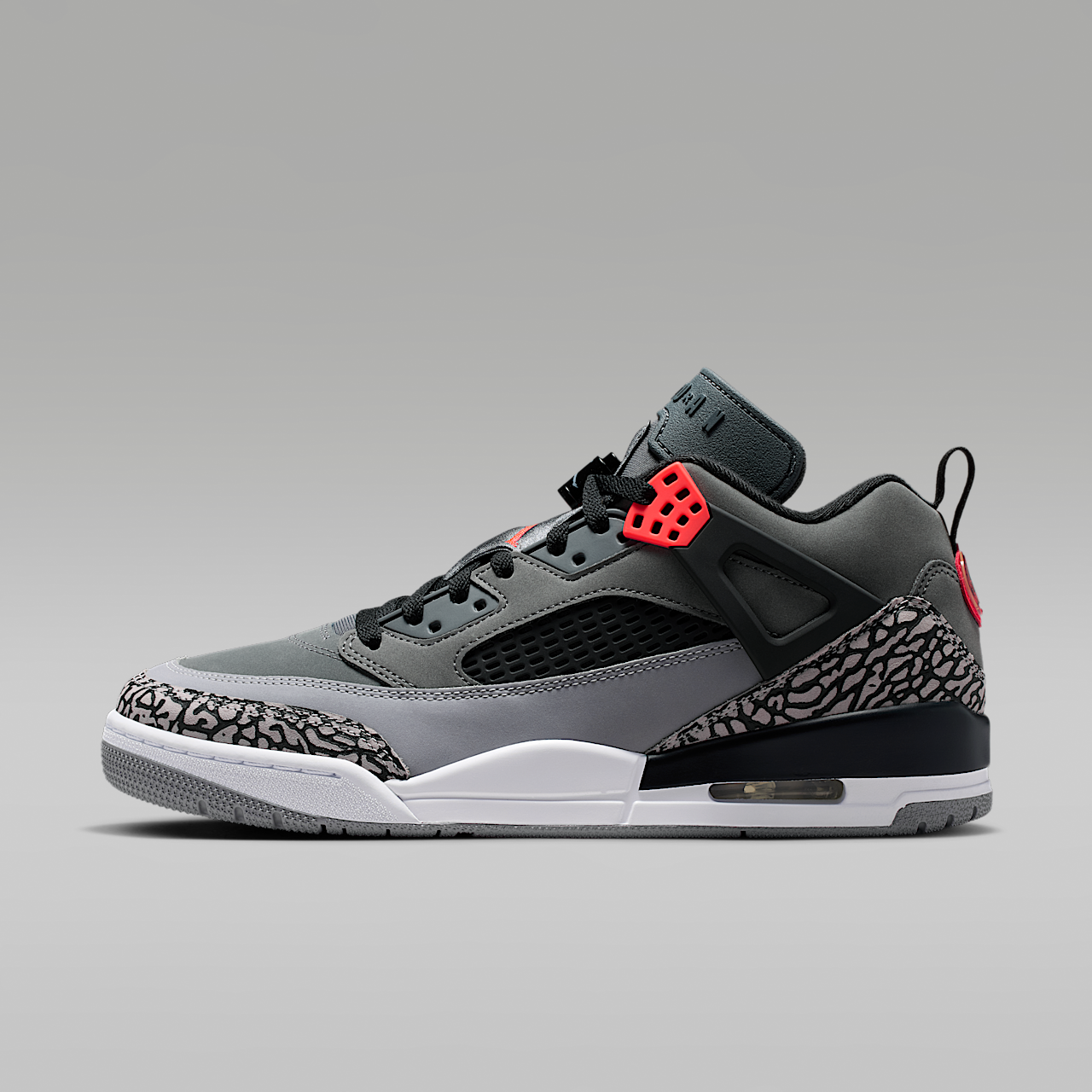 Nike Jordan Spizike Low sneaker Dark Grey/Zwart/Cement Grey/Infrared