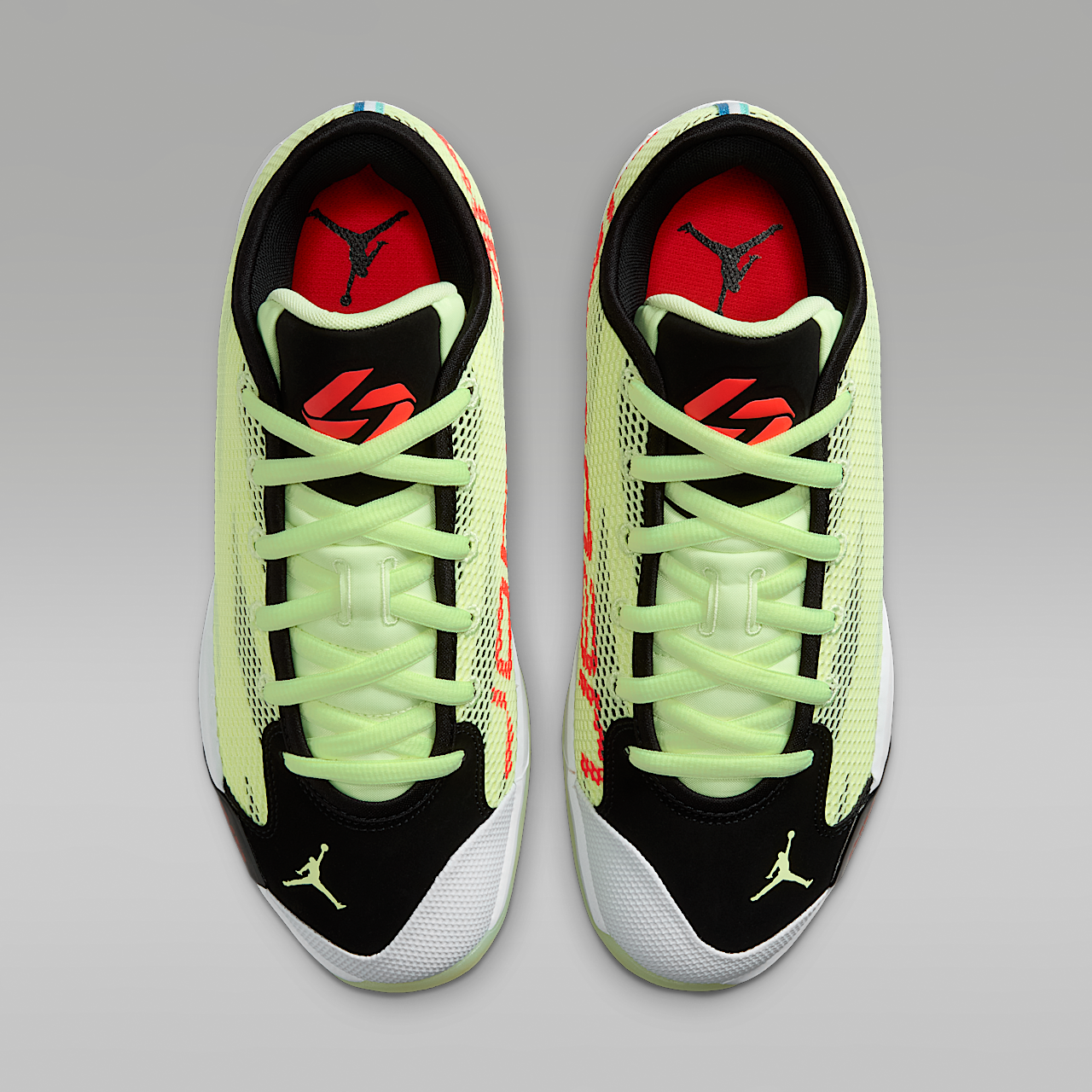 Nike  sneaker Barely Volt/Zwart/Wit/Infrared 23