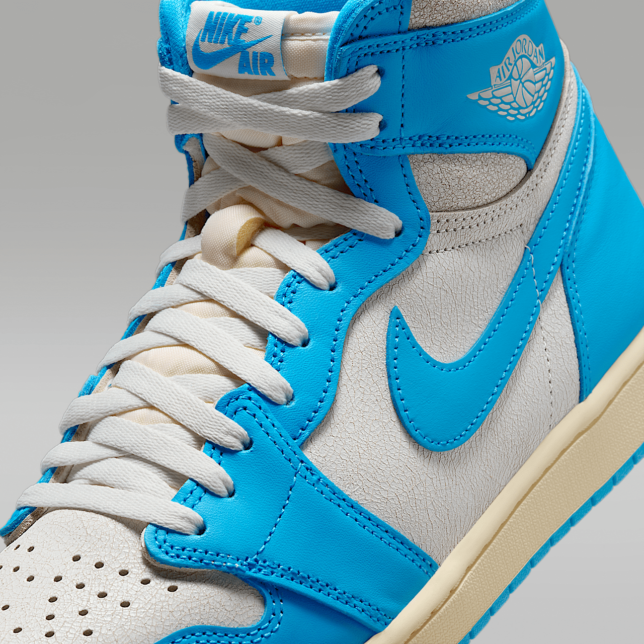 Nike Air Jordan 1 sneaker Dark Powder Blue/Sail/Dark Powder Blue