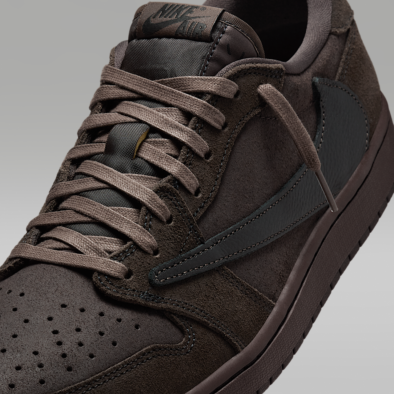 Nike Air Jordan 1 Low sneaker Dark Mocha/Velvet Brown/Zwart