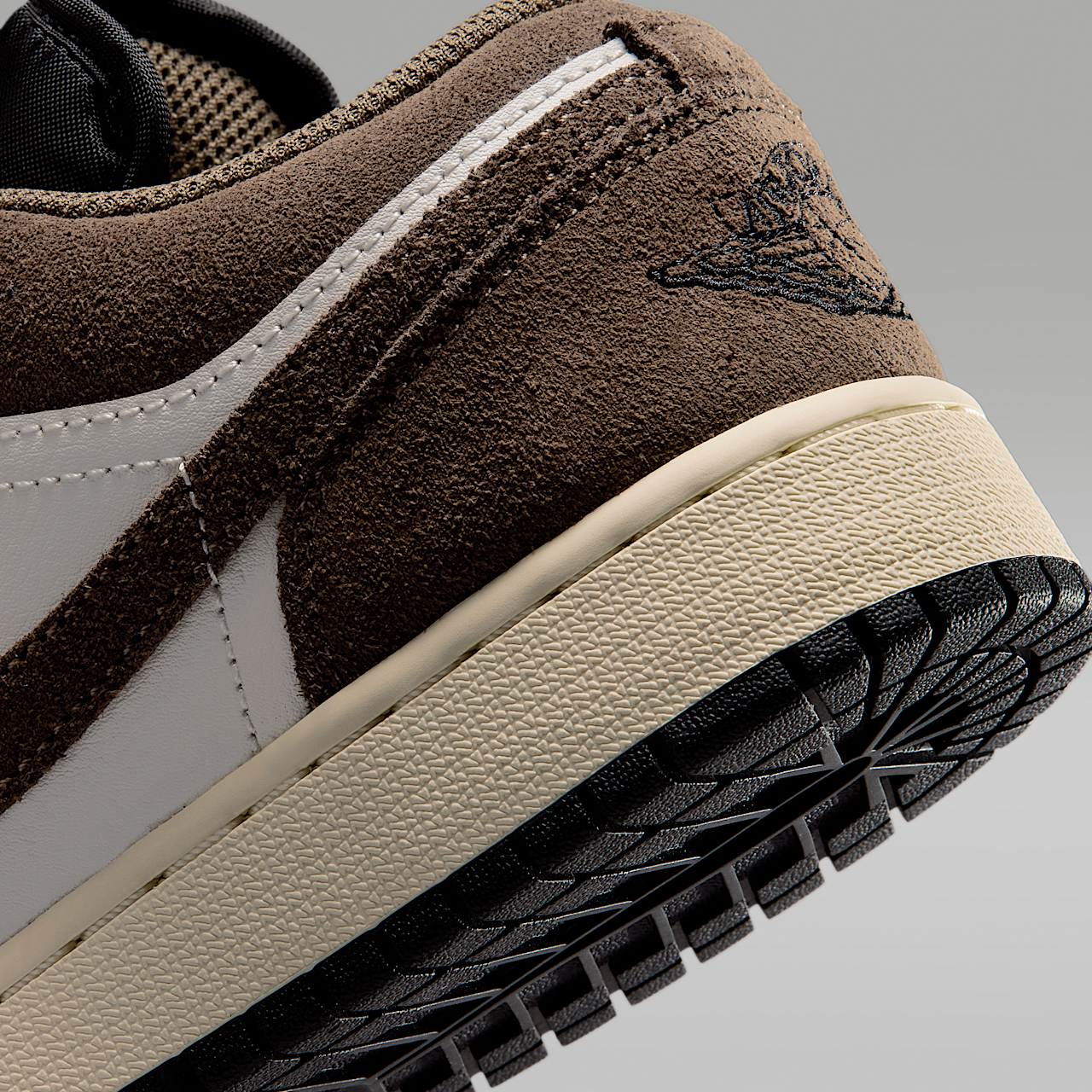 Nike Air Jordan 1 Low sneaker Palomino/Phantom/Sail/Zwart