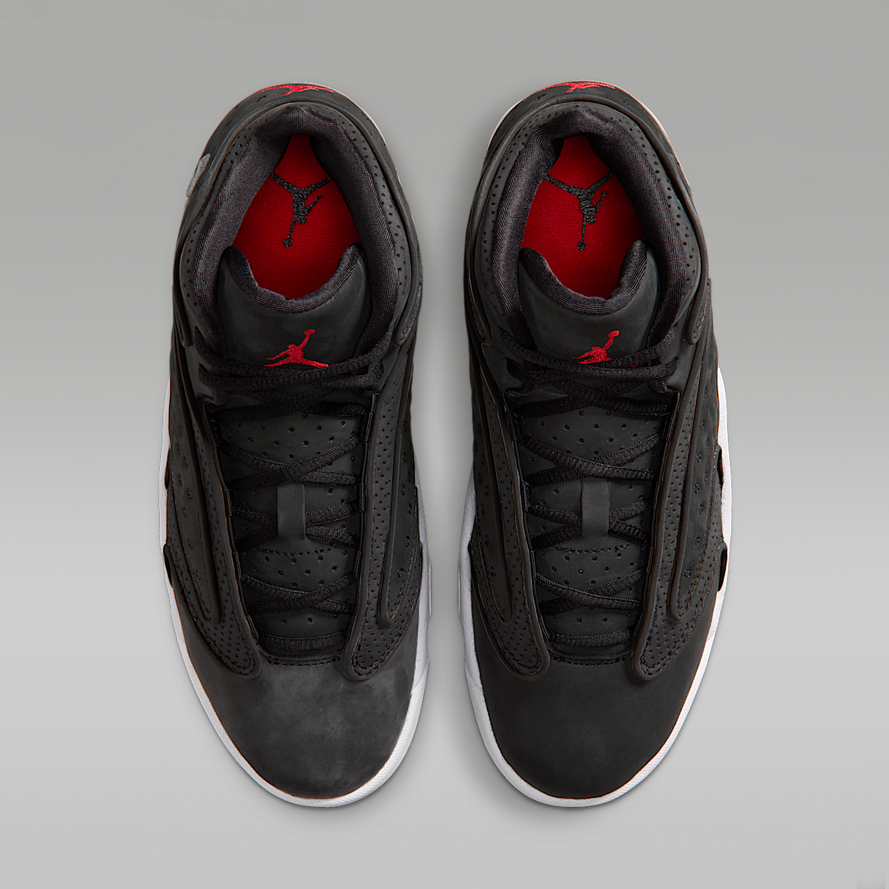 Nike Air Jordan sneaker Zwart/Wit/University Red
