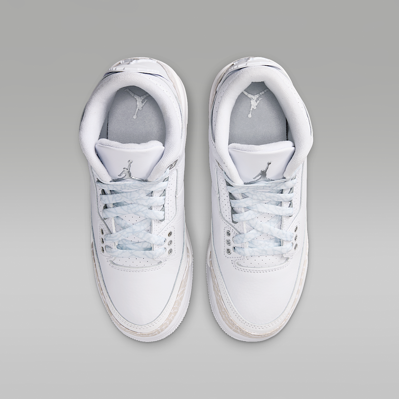 Nike Air Jordan sneaker Wit/Wit/Metallic Silver