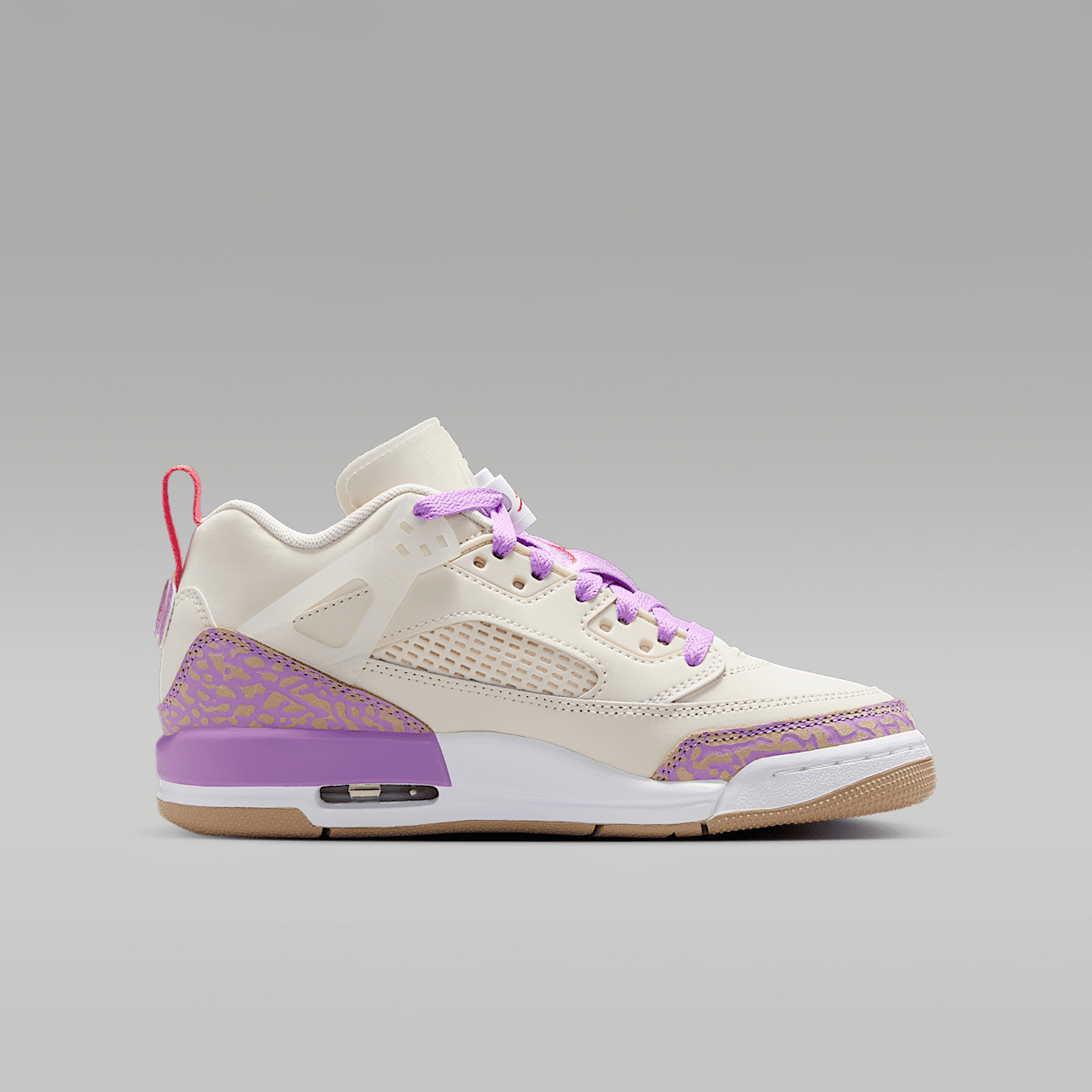 Nike Jordan Spizike Low sneaker Pale Ivory/Rush Fuchsia/Desert/Fusion Red