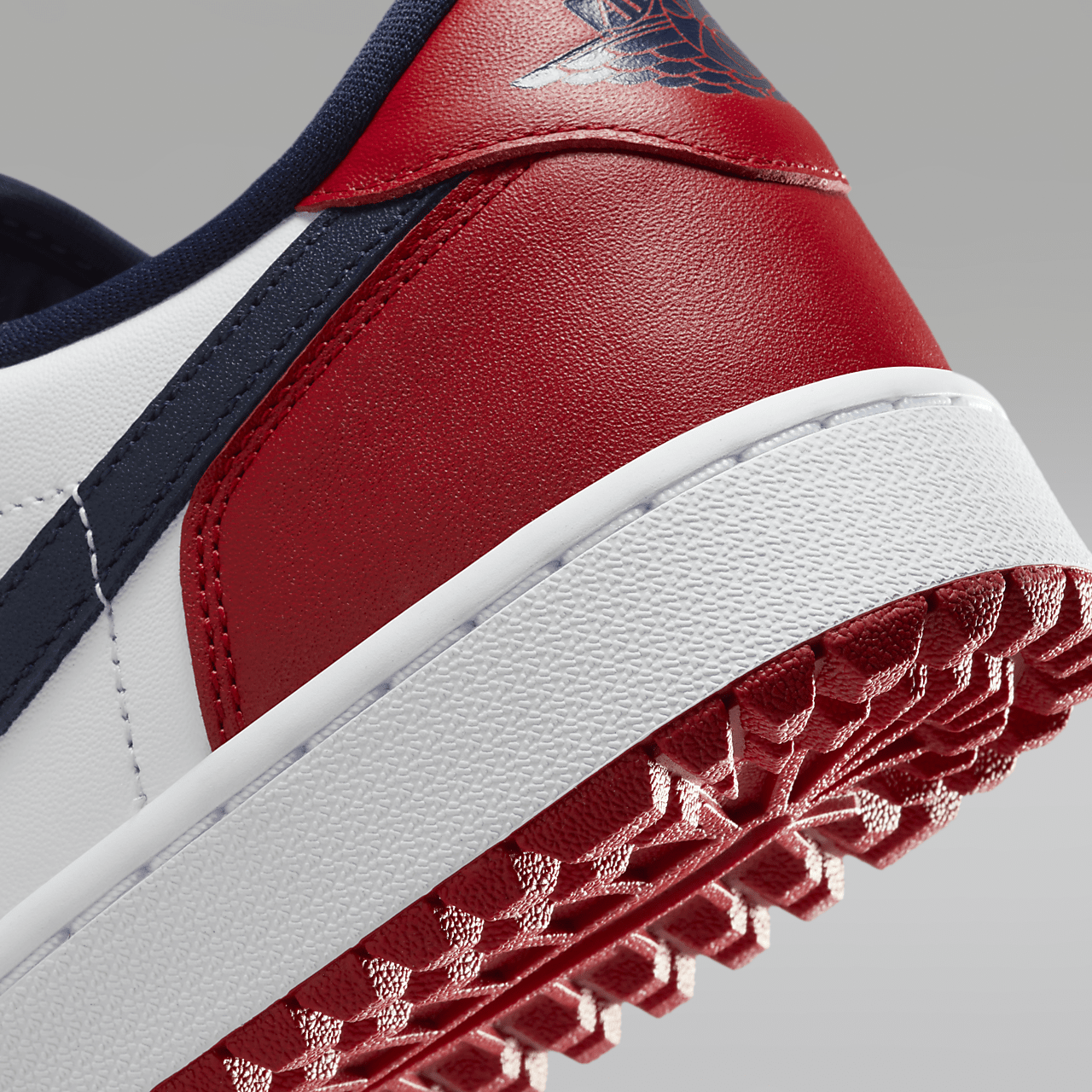Nike Air Jordan 1 Low sneaker Wit/Varsity Red/Obsidian