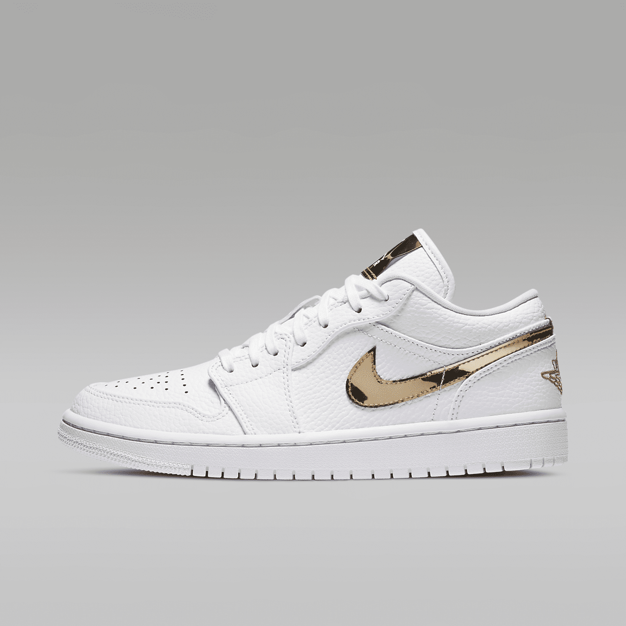 Nike Air Jordan 1 Low sneaker Wit/Wit/Metallic Gold