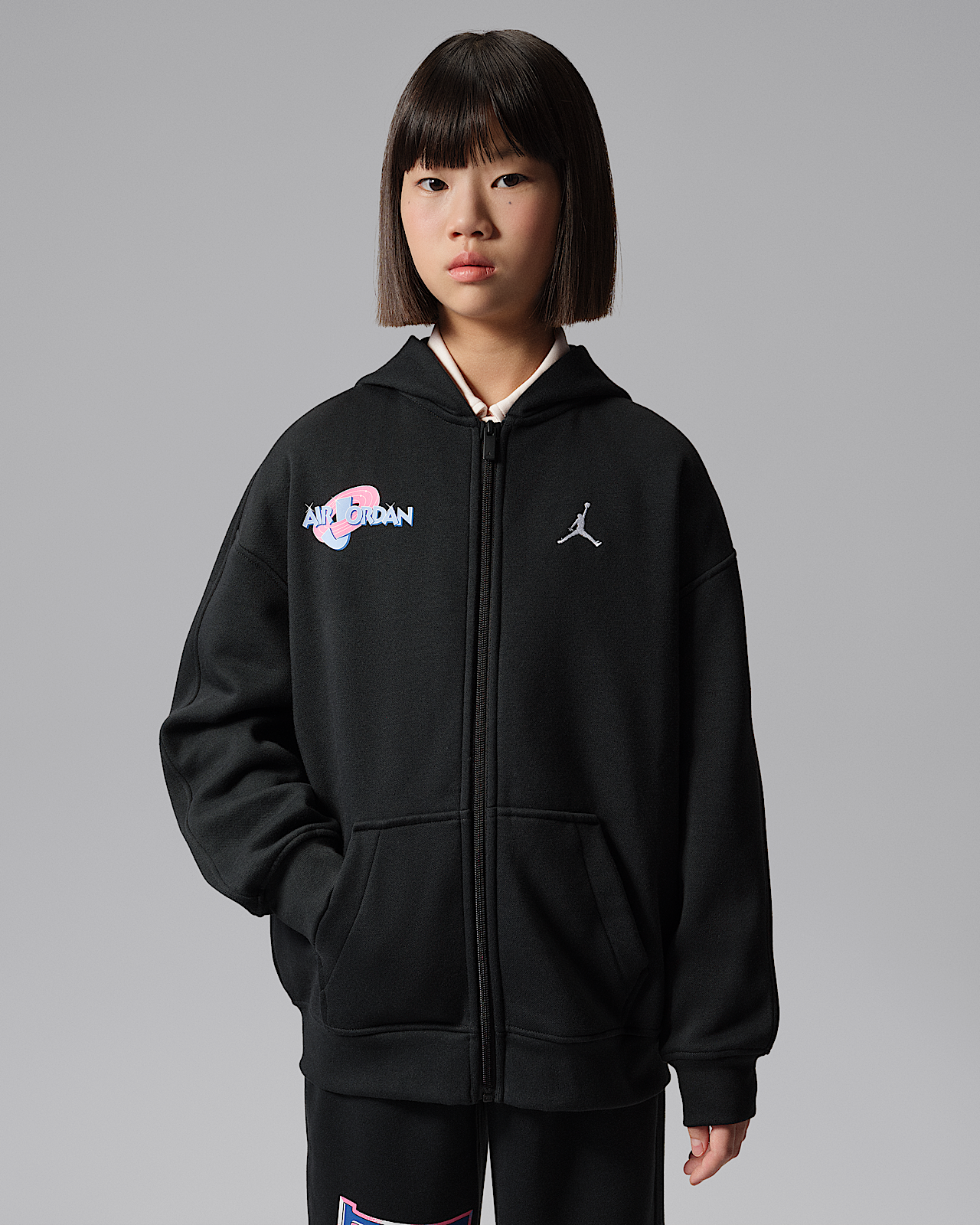Детское худи Jordan Big Kids' Space Jam 30 Lola Dunk Full-Zip Hoodie