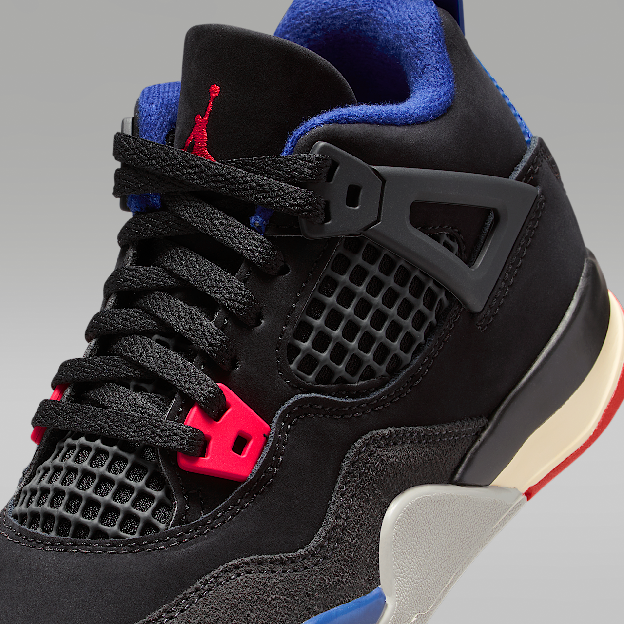 Nike  sneaker Zwart/Deep Royal Blue/Dark Smoke Grey/Fire Red