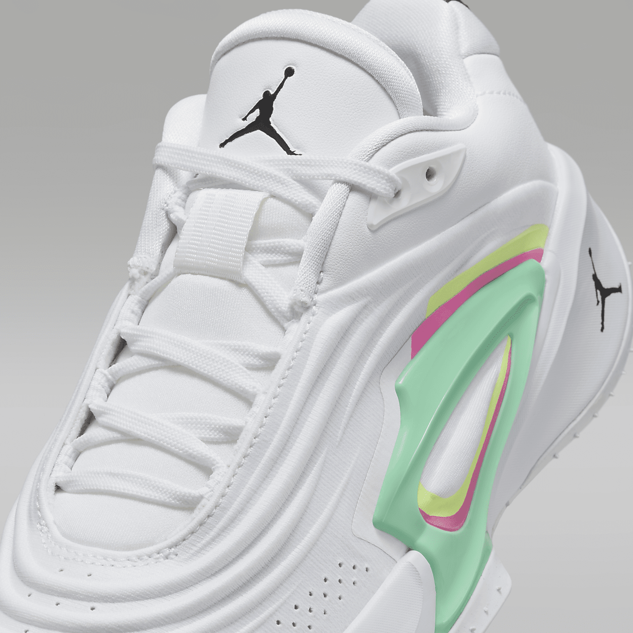 Nike  sneaker Wit/Volt Glow/Green Glow/Zwart