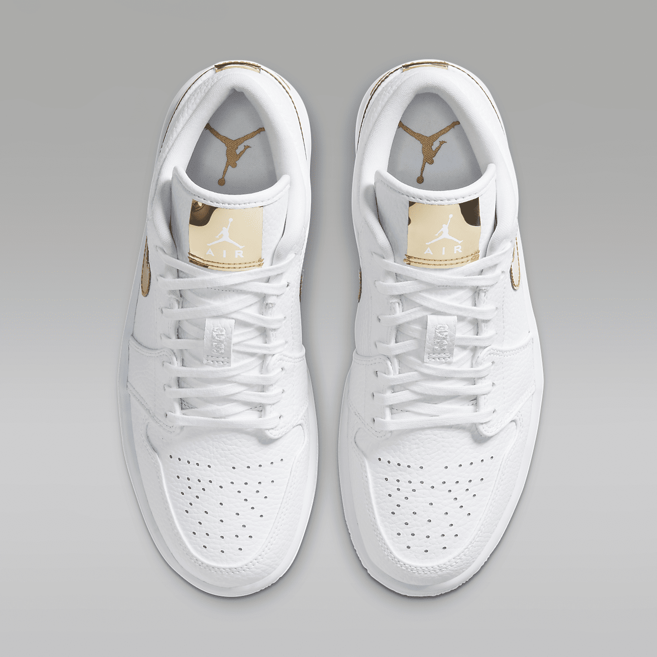 Nike Air Jordan 1 Low sneaker Wit/Wit/Metallic Gold