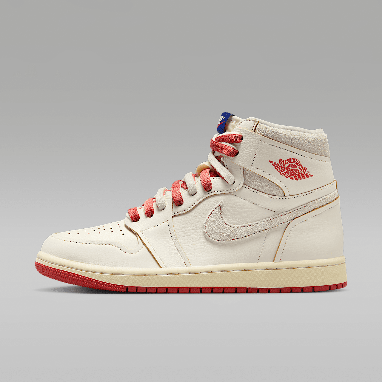 Nike Air Jordan sneaker Sail/Light Bone/Cinnabar