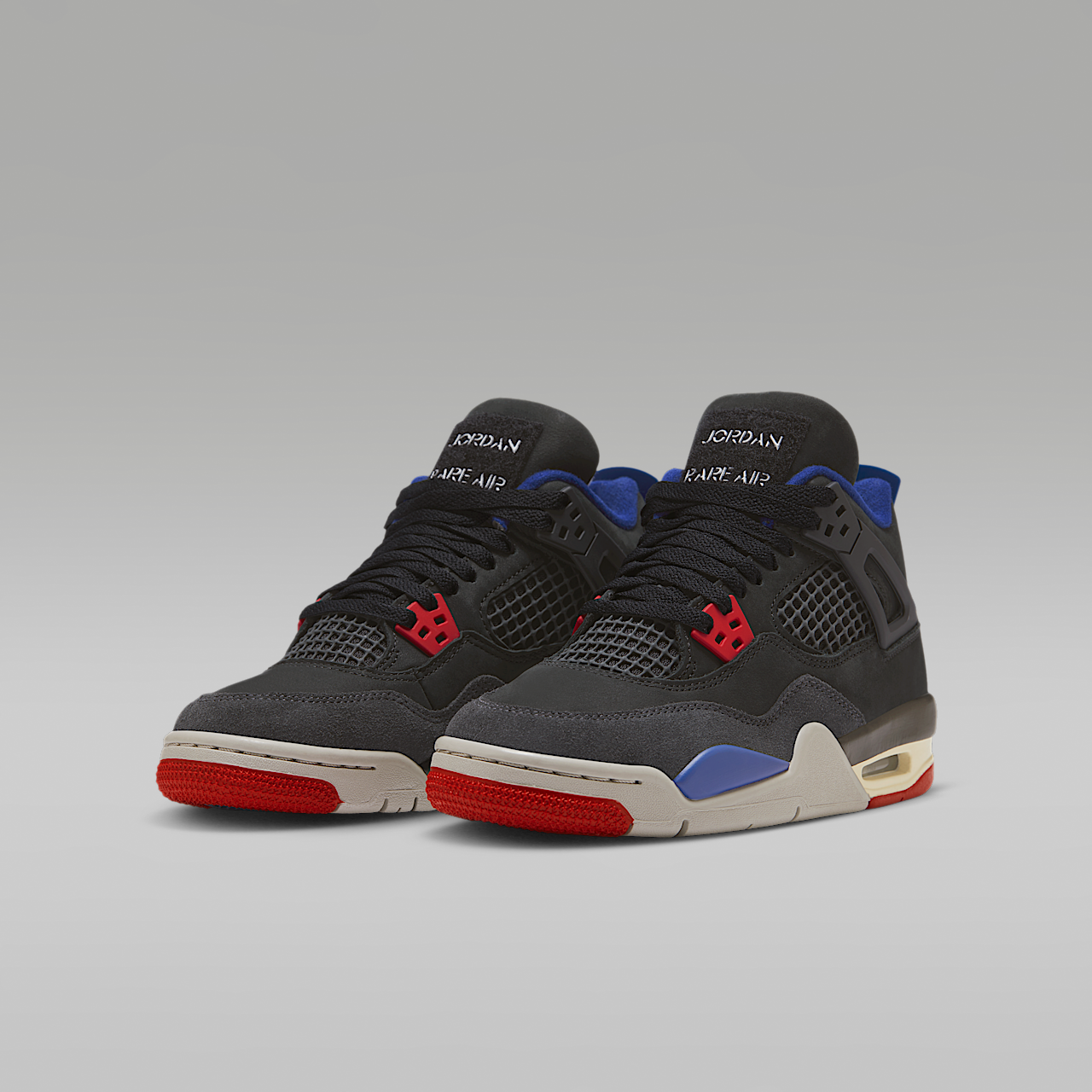 Nike Air Jordan sneaker Zwart/Deep Royal Blue/Dark Smoke Grey/Fire Red