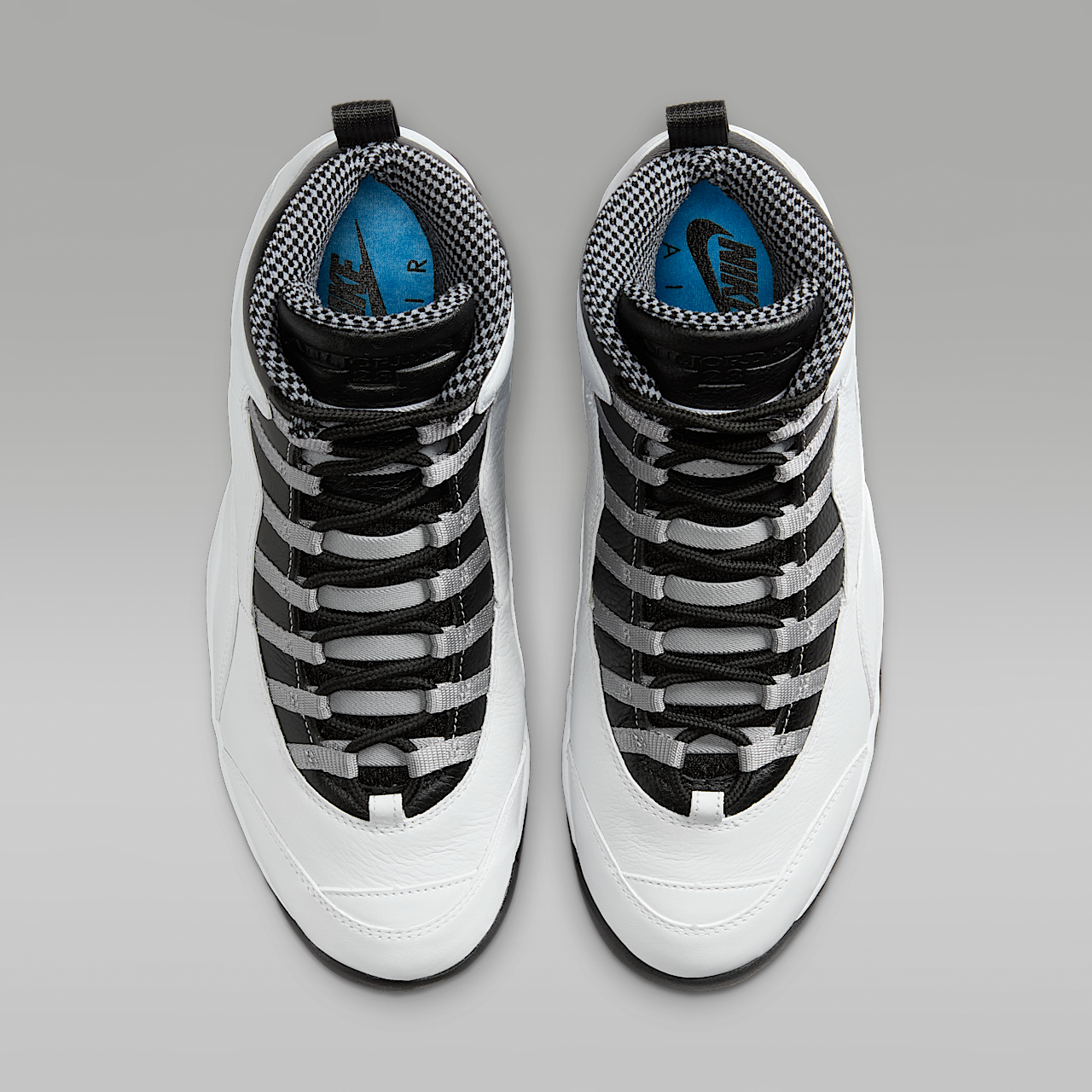 Nike Air Jordan sneaker Wit/Light Steel Grey/Dark Powder Blue/Zwart