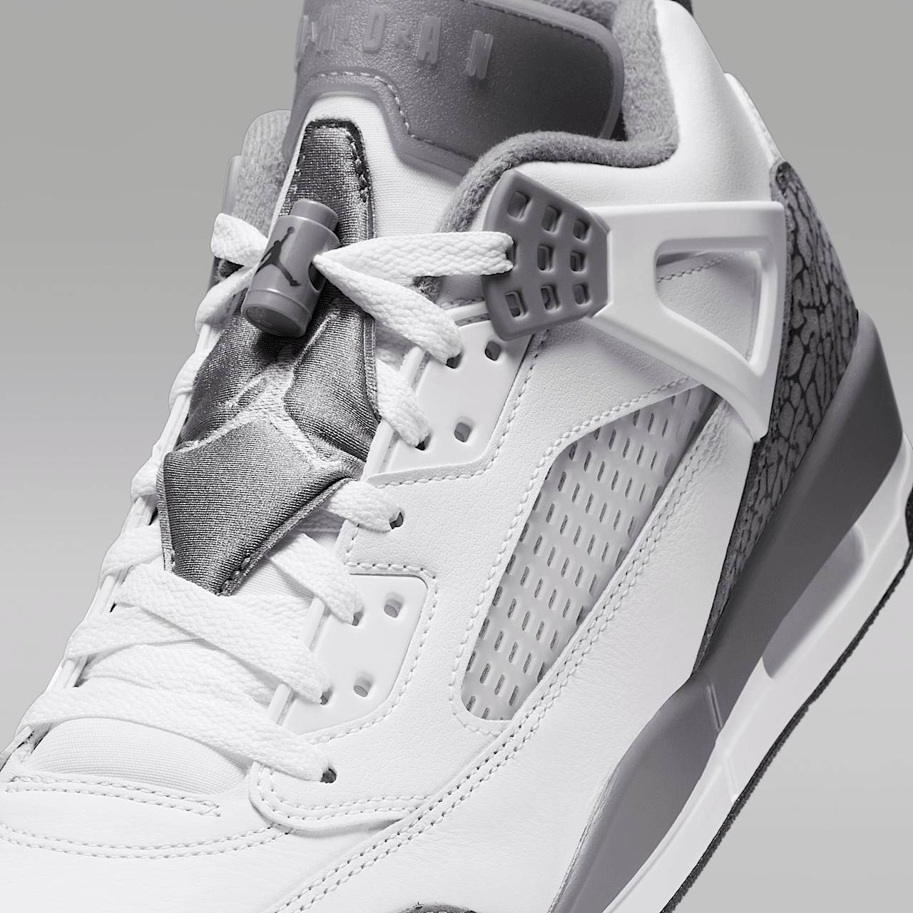 Nike Jordan Spizike Low sneaker Wit/Anthracite/Wolf Grey/Cool Grey