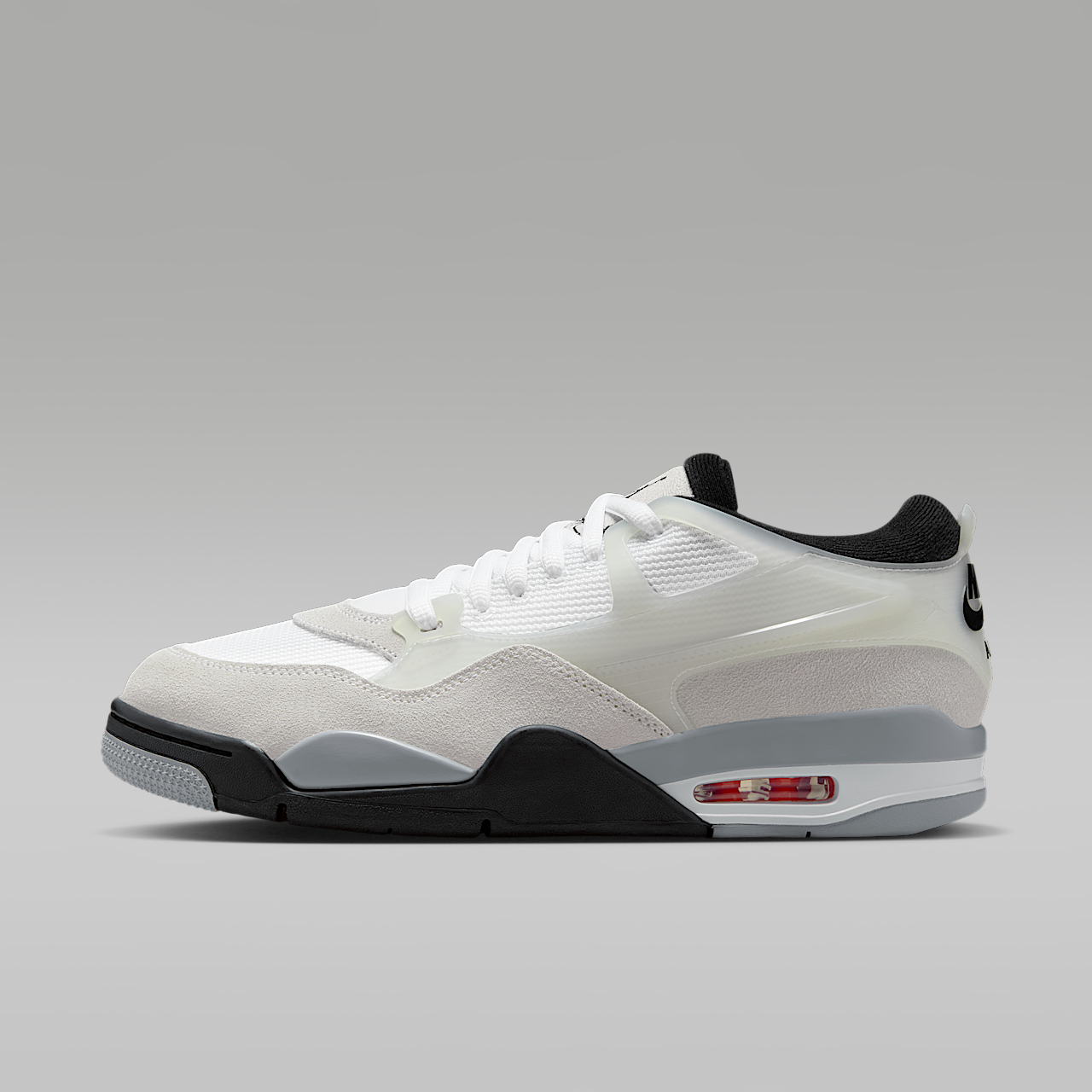 Air Jordan 4 RM (White/Infrared 23/Light Smoke Grey/Black)