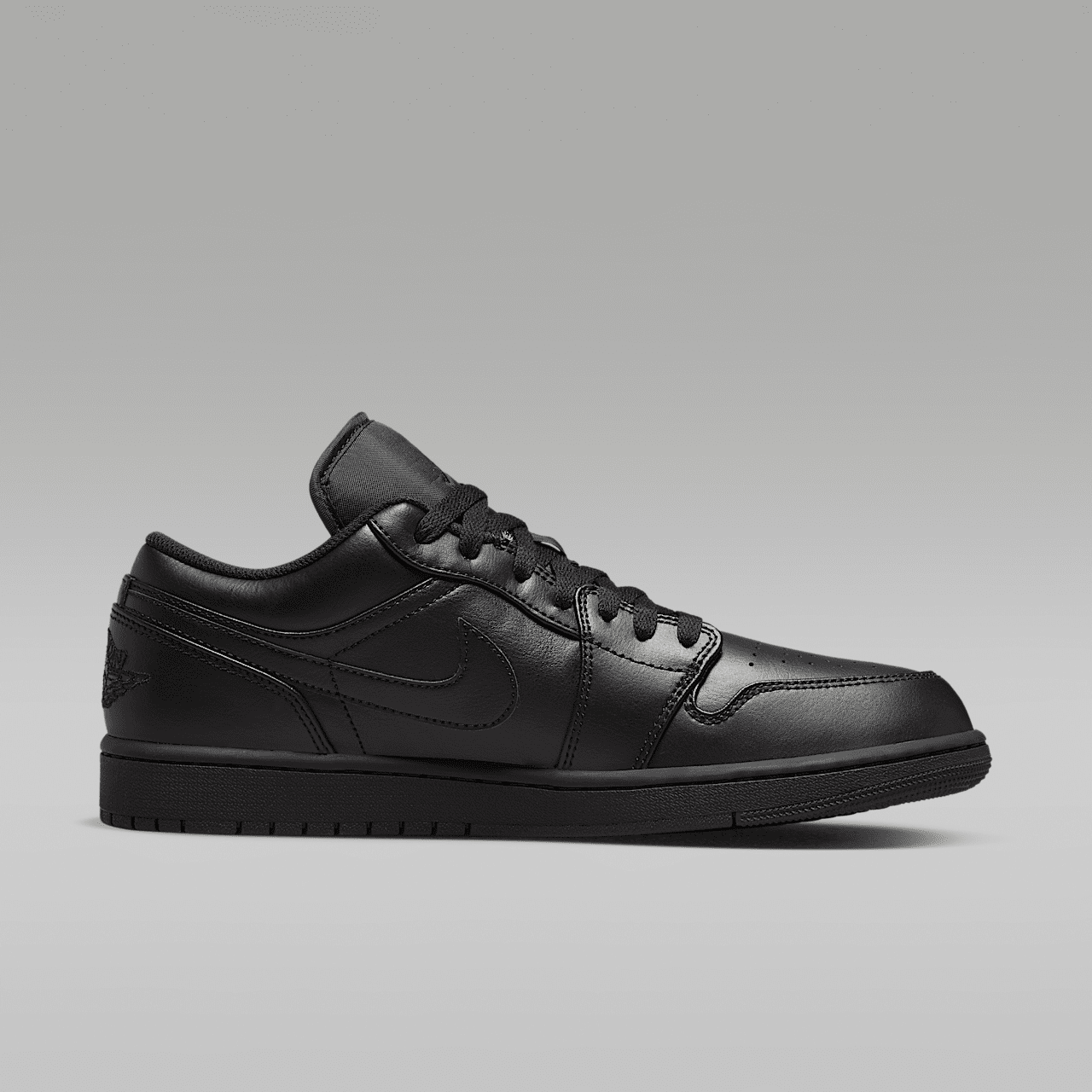 Nike Air Jordan 1 Low sneaker Zwart/Zwart/Zwart