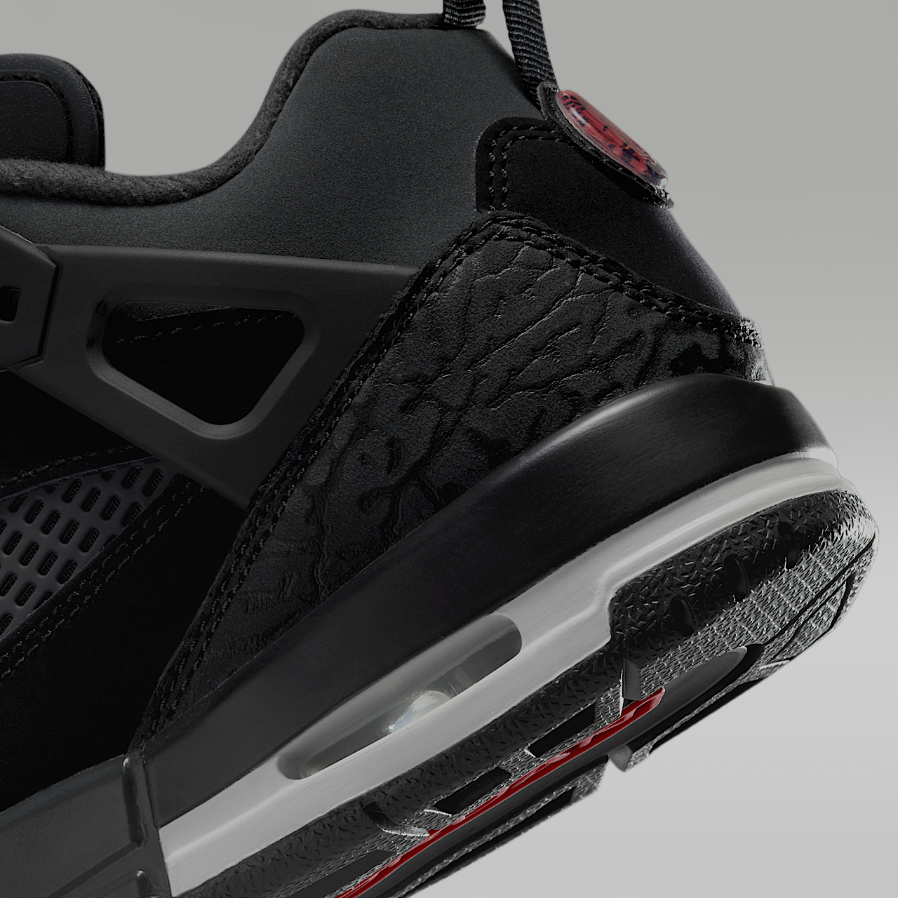 Nike Jordan Spizike Low sneaker Zwart/Anthracite/Summit White/Fire Red
