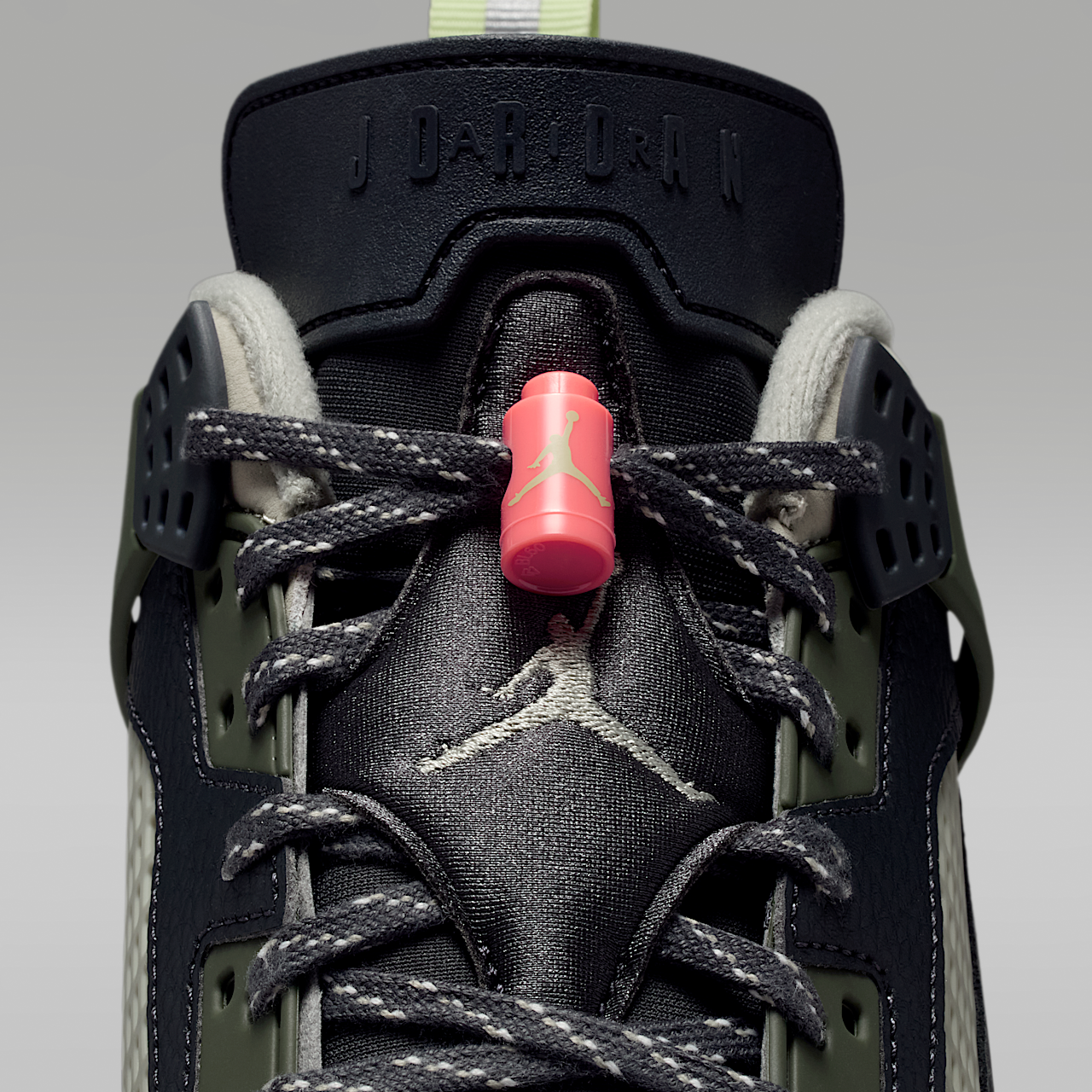 Nike Jordan Spizike Low sneaker Anthracite/Light Wild Mango/Cargo Khaki/Spruce Fog