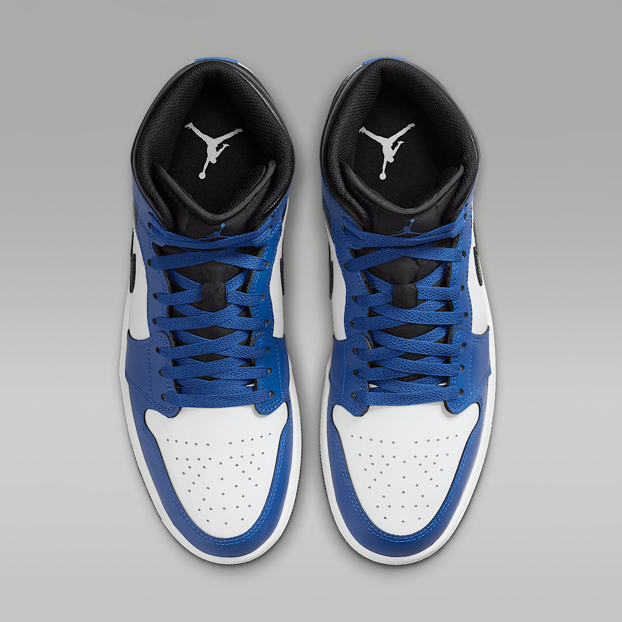 Nike Air Jordan 1 Mid sneaker Game Royal/Wit/Zwart