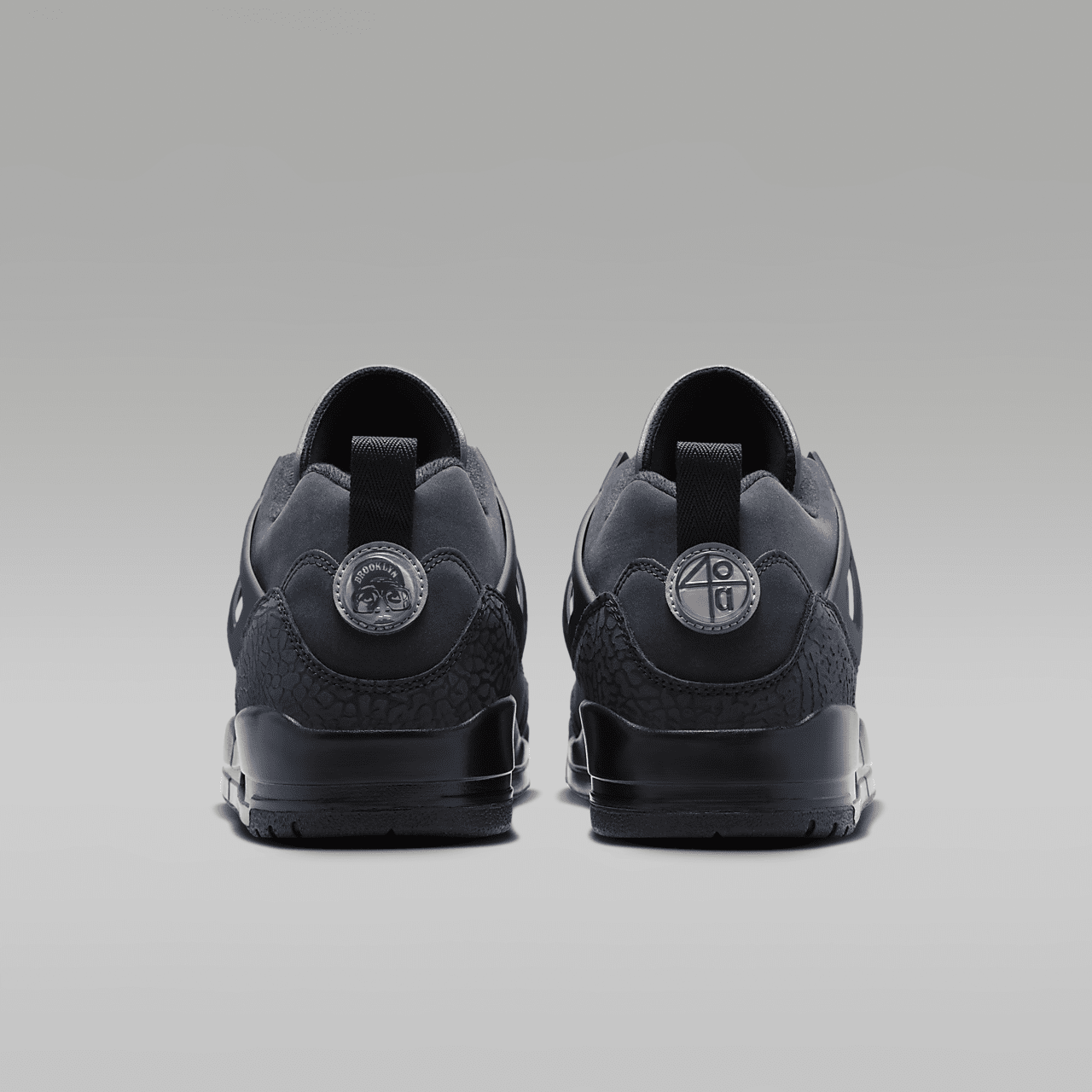 Nike Jordan Spizike Low sneaker Dark Obsidian/Light Violet Ore/Zwart/Anthracite