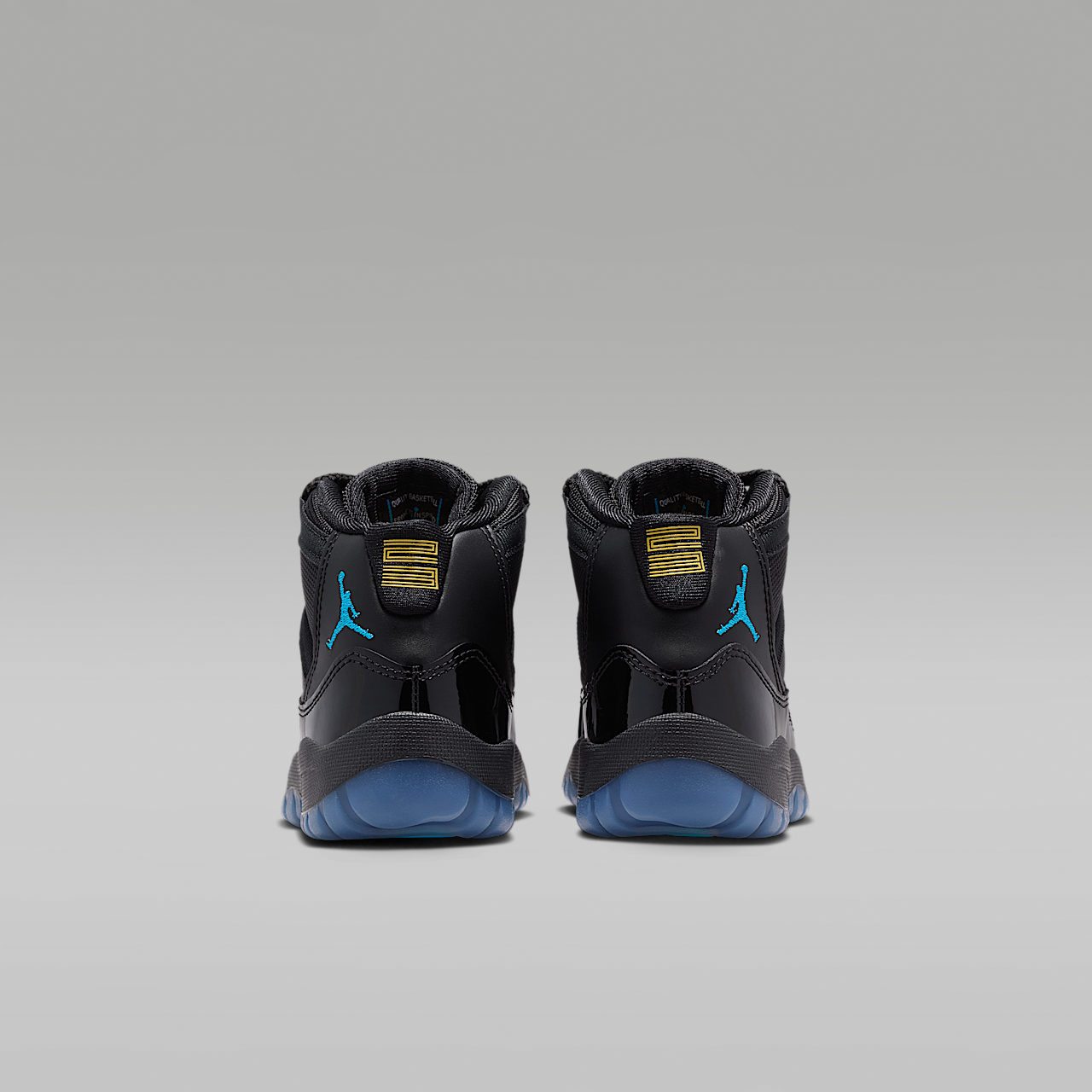 Nike  sneaker Zwart/Zwart/Varsity Maize/Gamma Blue