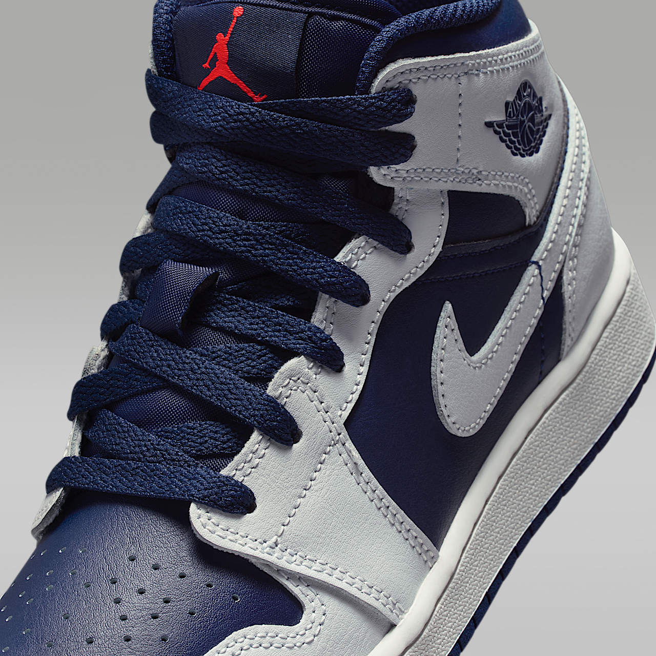 Nike Air Jordan sneaker Blue Void/Summit White/Hot Lava/Pure Platinum