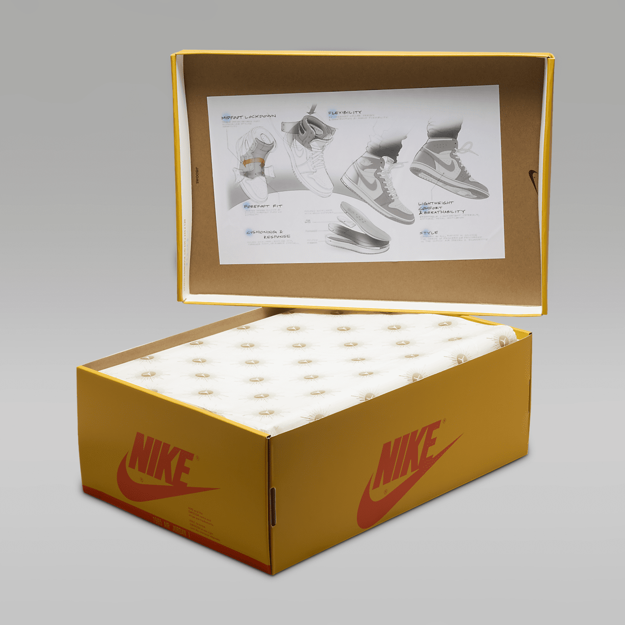Nike Air Jordan 1 sneaker Yellow Ochre/Pale Vanilla/Safety Orange/Tour Yellow