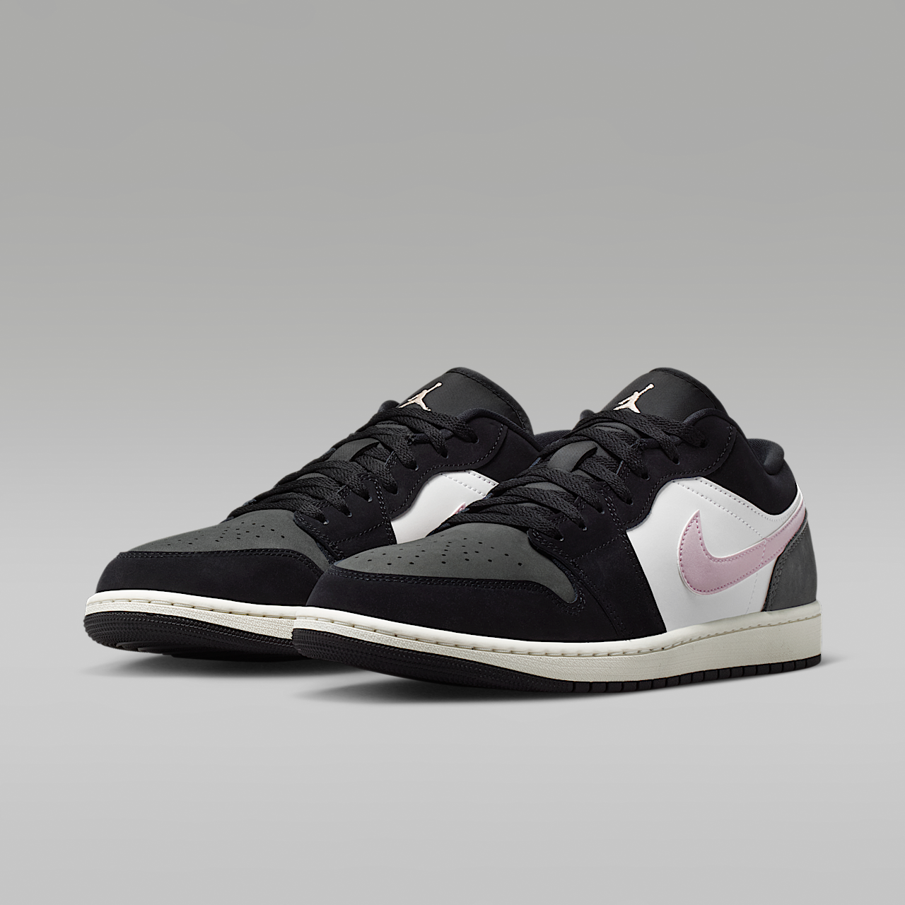 Nike Air Jordan sneaker Zwart/Iron Grey/Wit/Iced Carmine