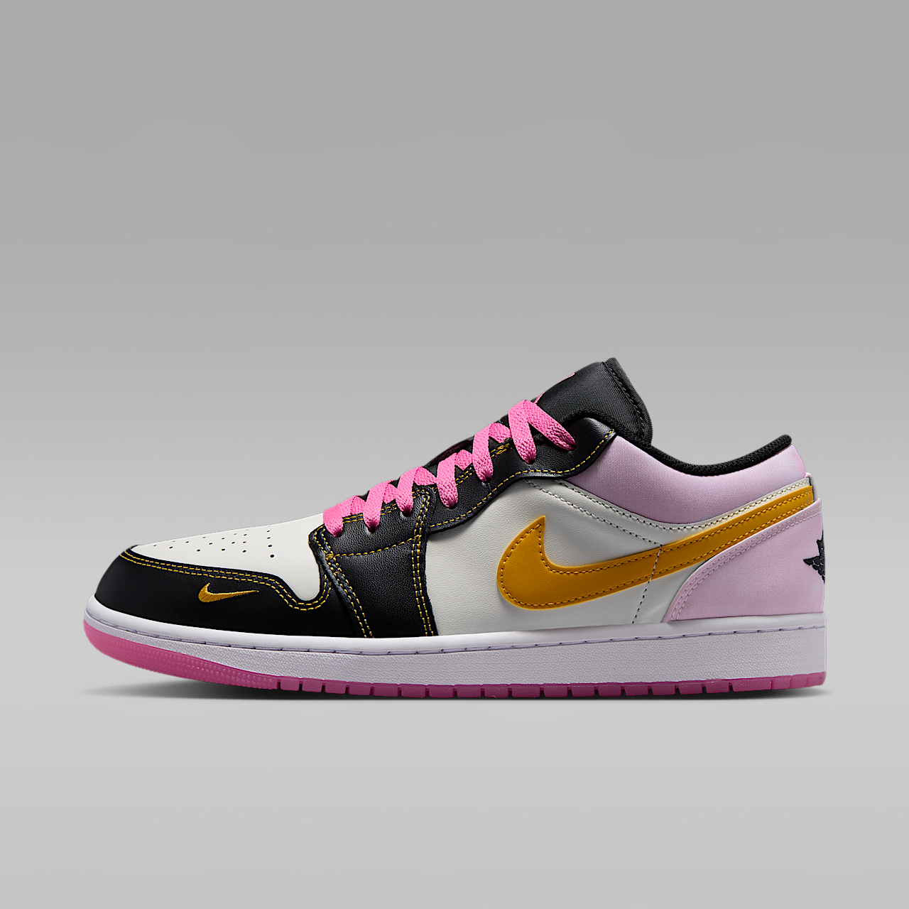 Air Jordan 1 Low SE (Black/Sail/Pinksicle/University Gold)