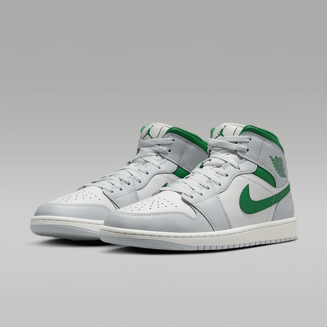 Nike Air Jordan 1 Mid sneaker Summit White/Pure Platinum/Sail/Pine Green