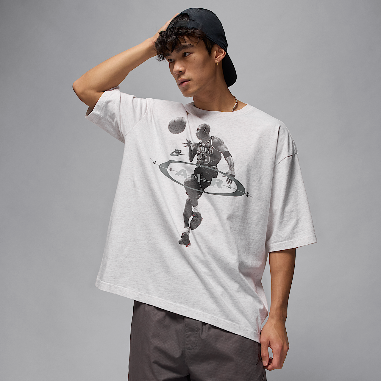 Nike  sneaker Birch Heather/Zwart