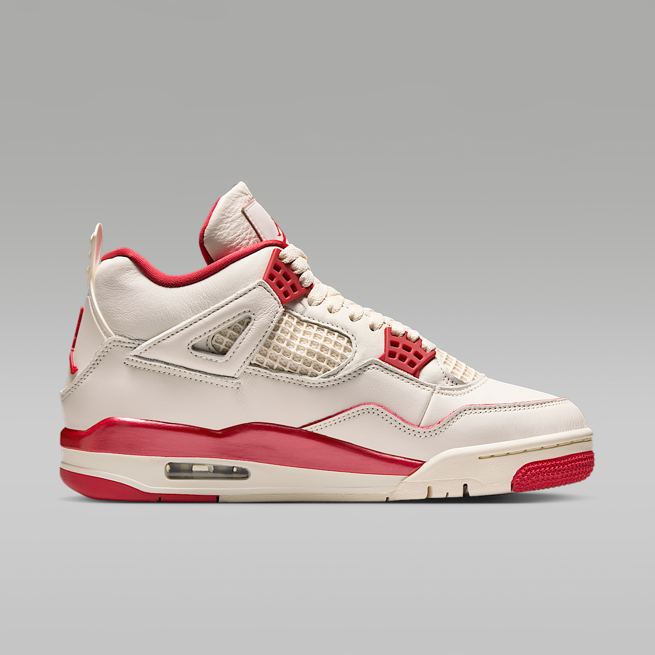 Nike Air Jordan sneaker Pale Ivory/Tough Red/Sierra Red