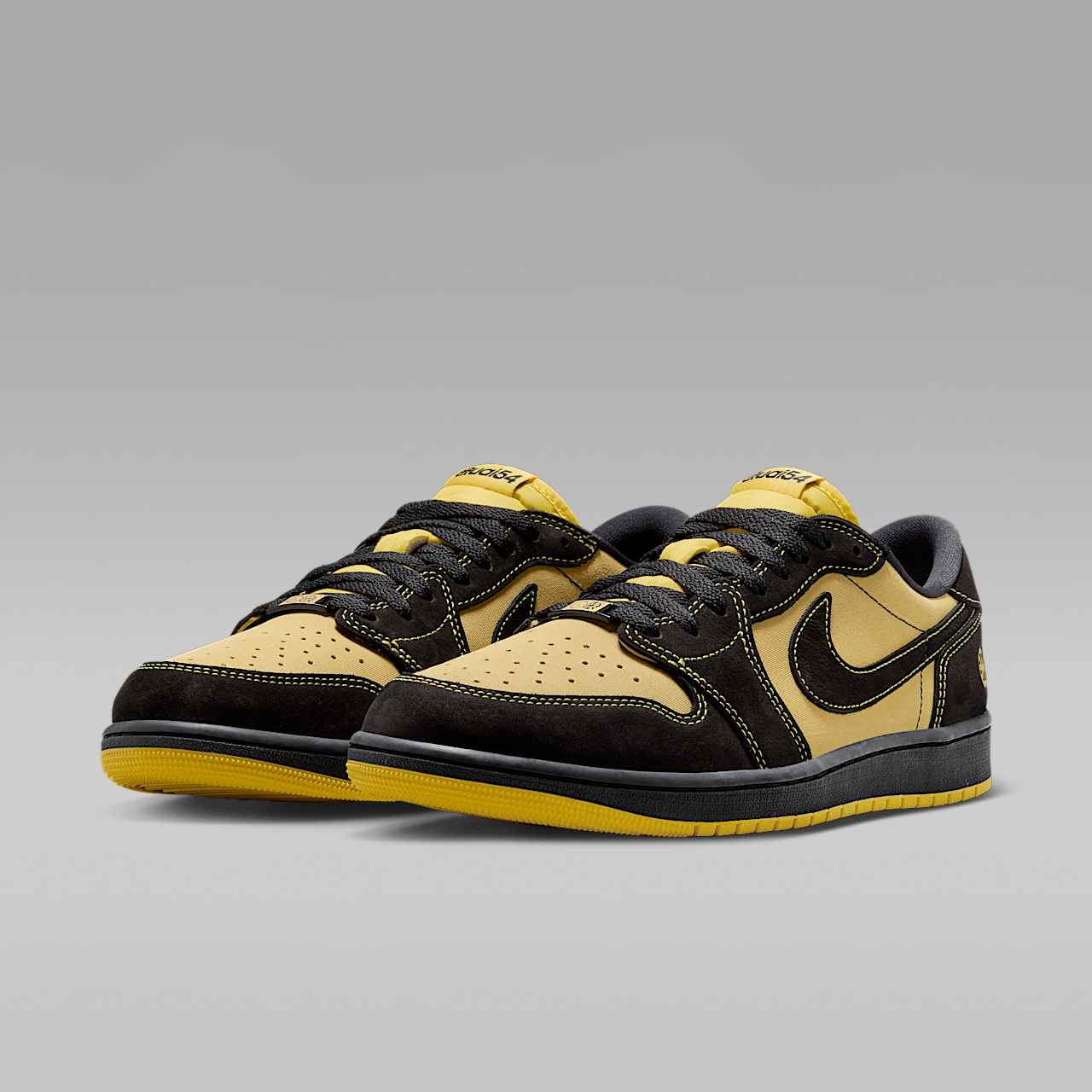 Nike Air Jordan sneaker Zwart/Chile Red/Tour Yellow