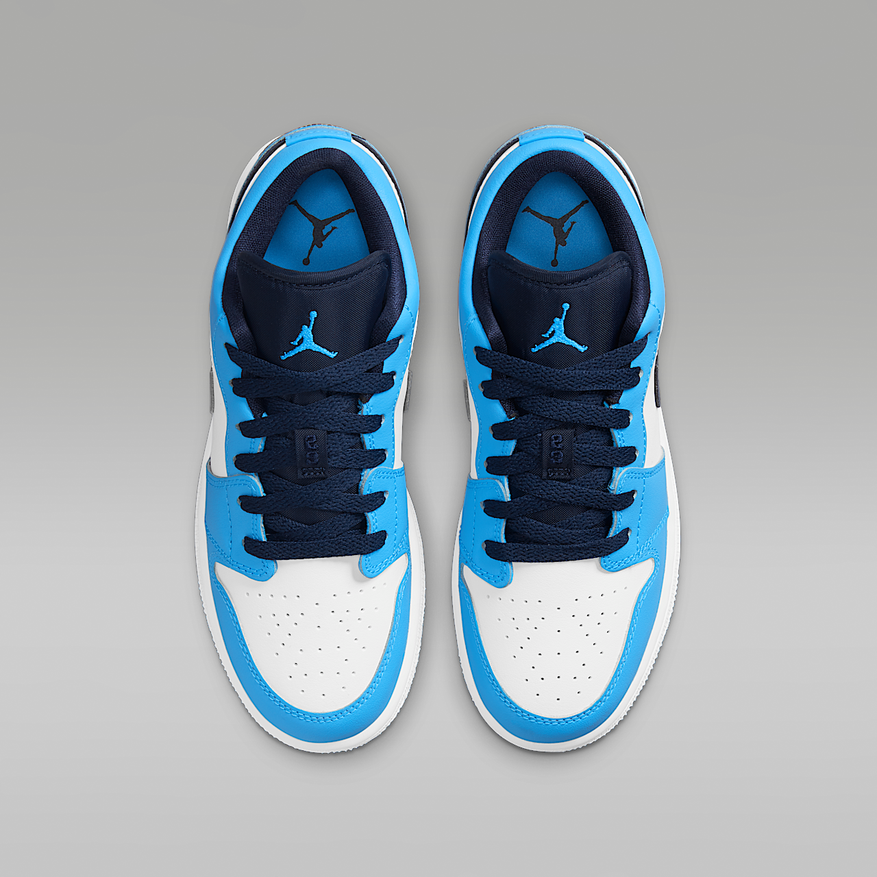 Nike Air Jordan 1 Low sneaker Wit/Obsidian/Dark Powder Blue