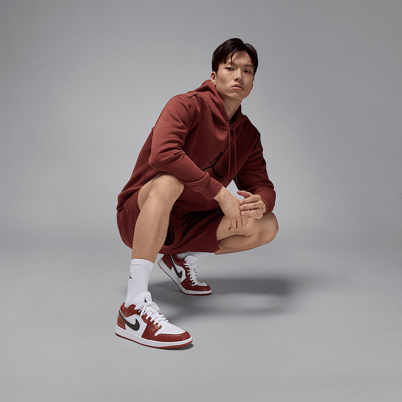 Nike Air Jordan sneaker Wit/Dark Pony/Zwart