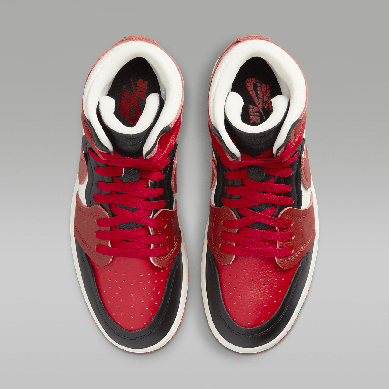 Nike Air Jordan 1 High sneaker Sport Red/Zwart/Sail/Dune Red