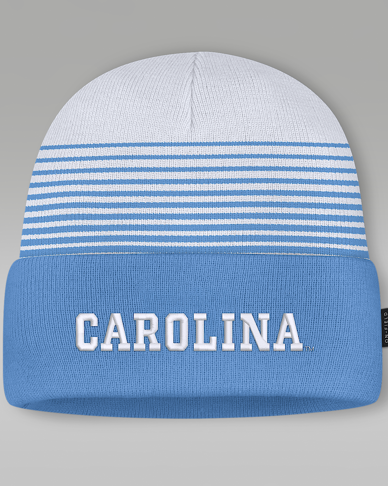 Женские  North Carolina Sideline Utility Jordan Brand College Cuffed Beanie