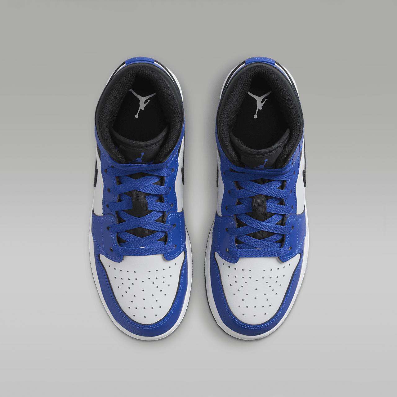 Nike Air Jordan 1 Mid sneaker Game Royal/Wit/Zwart