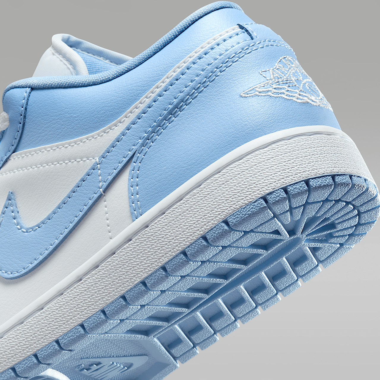 Nike Air Jordan 1 Low sneaker Wit/Aluminum