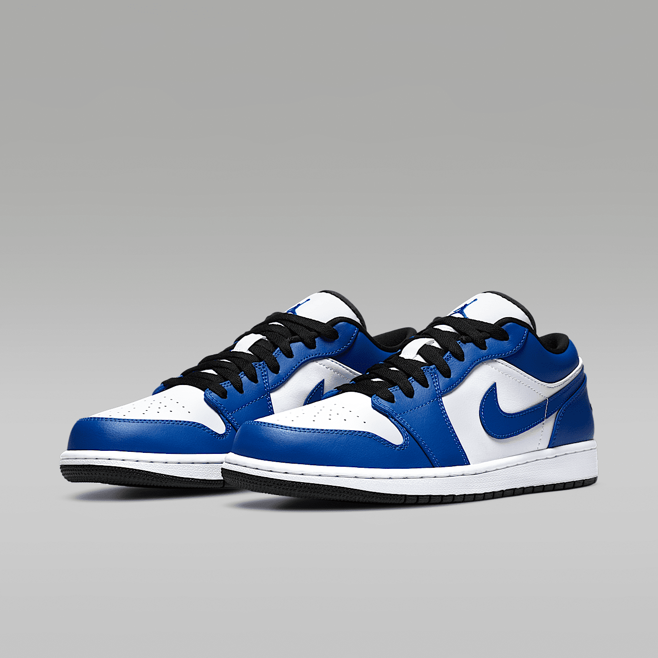 Nike Air Jordan 1 Low sneaker Wit/Zwart/Hyper Royal
