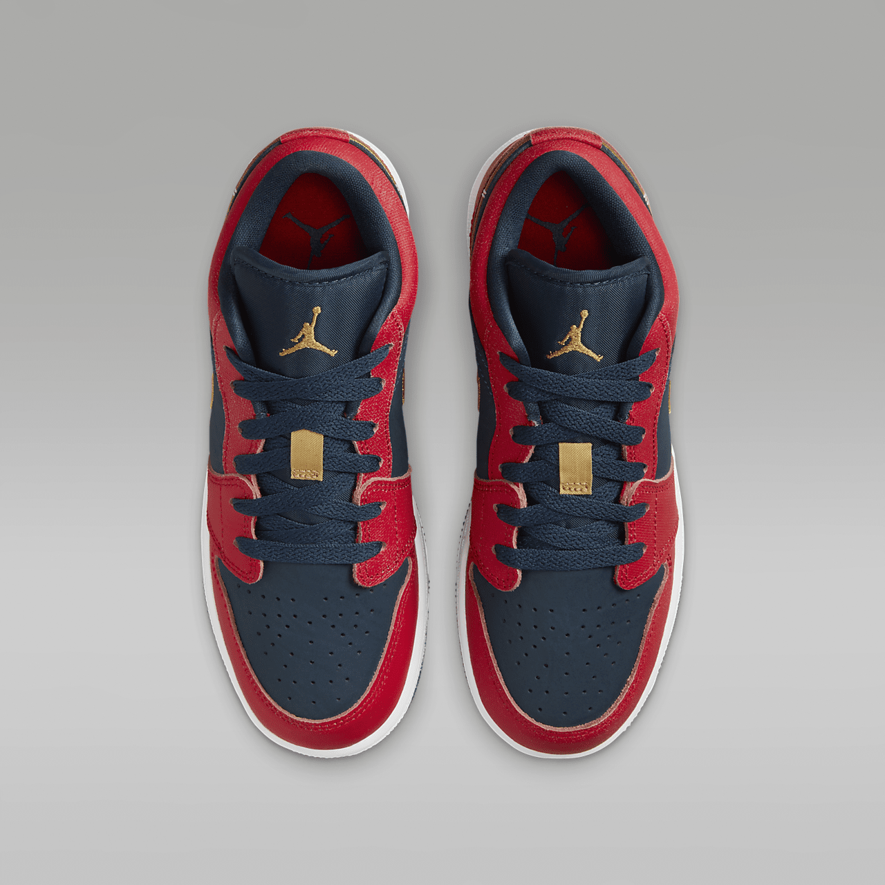 Nike Air Jordan 1 Low sneaker Armory Navy/Metallic Gold/Sport Red
